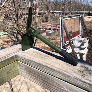 Combo Camping Folding Pick & Shovel with compass Tool Shovel Combo consists of S